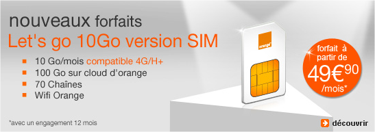 forfait cle 4g 10go orange forfait cle 4g 10go orange